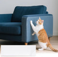 uxcell Anti Scratch Furniture Protector, 10 Sheets 19" x 6" Single-Sided Sticky Couch Protector from Cat Claws, Clear Protectors from Cats Scratching for Sofa Corners, Walls, Doors