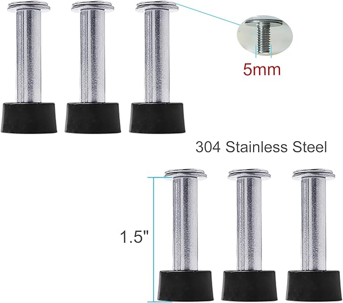6pcs Raised Foot Pads for Cat Sifting Litter Box