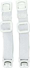 Strap Extenders Pair for Chicken/Duck Diapers by Uni Infinity (Strap Extenders White Button Buckle, One Size, 1, Count)
