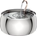 Tomxcute Swan Neck Cat Water Fountain - Elegant Swan Neck Copper Spout Design Cat Fountain for Drinking, 4.0L Large Capacity Ultra Quiet Kitty Drinking Fountain for Cats, Small Dogs, Multiple Pets