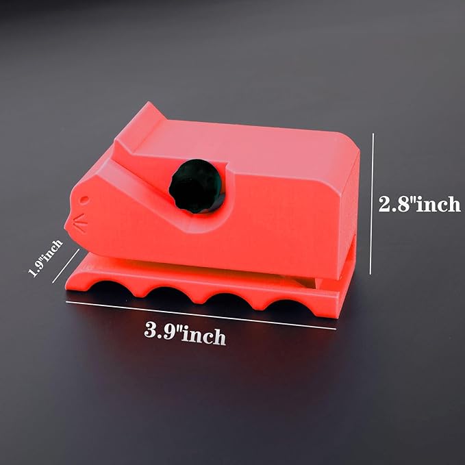 Cardboard Cutter for Cat Scratchers with 10pcs Blade,3D Printed Card Board Cutter Kids DIY Cat Scratchers Cardboard Strip Tool Machine for Cat Lovers (Red)