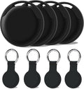 Air Tracker Tags-4Pack, Smart Bluetooth Tracker Tag, Works with Apple Find My APP (iOS Only), Keys Finder and Item Locator for Luggage, Backpack, Suitcase, Pets and more, Waterproof Tracking Tag