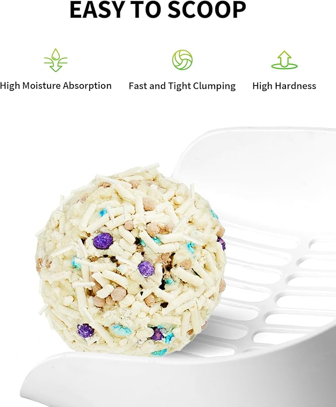 PETKIT Upgraded Clump+ Tofu Mixed Cat Litter, Water Flushable,Ultra Absorbent and Fast Drying, 100% Natural Ingredients Clumping Litter, Dust-Free Low Tracking Bentonite Litter (5.29lb×3bags)