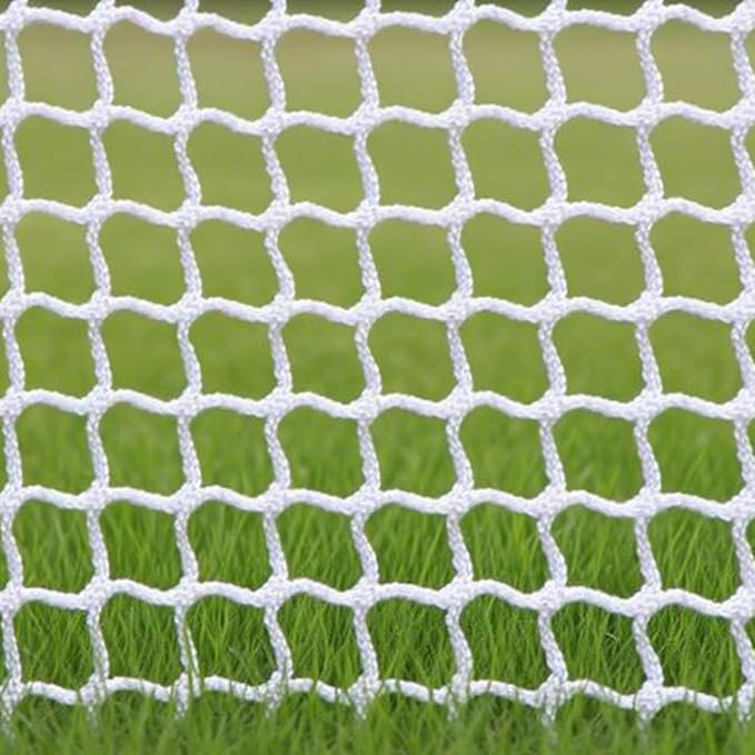 Safety Rope Net for Kids,Knotless Fence Net for Balcony Stairway Guard,Outdoor Terrace Decoration Pet Anti-Fall Rope Netting,Baseball Sports Netting(Size:2M*5M(6.5FT*16.4FT),Color:White)