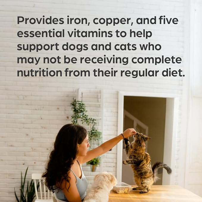Liquid Vitamin-Mineral Supplement for Dogs & Cats, Beef Liver Flavor, 4 oz