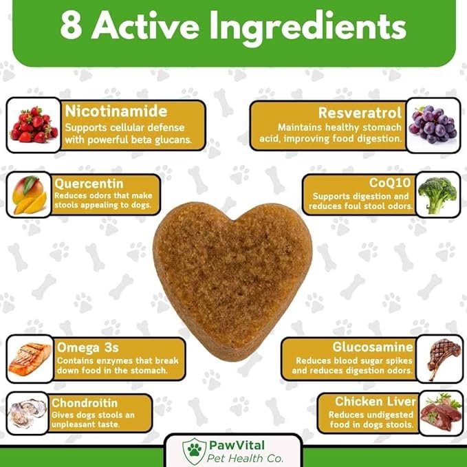 NAD+ Precursor Chews for Senior Dogs – Cellular Energy, Longevity & Cognitive Support – Nicotinamide Riboside, Resveratrol, Quercetin, Glucosamine, Omega-3 – Made with Real Chicken – 90 Count