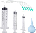 9-Piece Puppy Tube Feeding Kit – Includes 5 Feeding Tubes, 3 Syringes (10ml, 30ml, 60ml) & 1 Bulb Syringe – Ideal for Small Pets, Kittens, Lambs & Whelping Care