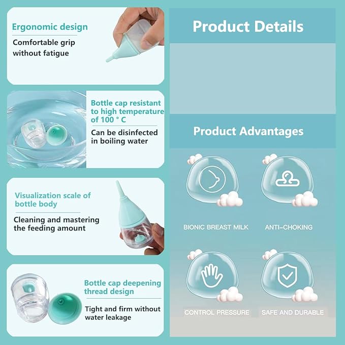 Kitten Bottles for Nursing,Puppy Bottles for Nursing Puppy Milk, Anti-Choking Puppy Feeder Design,with 3pcs Replaceable and Reusable Silicone Nipples for Feeding Newborn Pets (Pink, 40ml+3pcs)