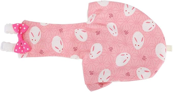 HEEPDD Pet Bird Cute Diaper, Bird Diaper for Parrots, Pigeons, and Other Birds - Convenient for Indoor and Outdoor Use Pet Cute, Soft Cotton Reusable Nan Supplies (M Pink)
