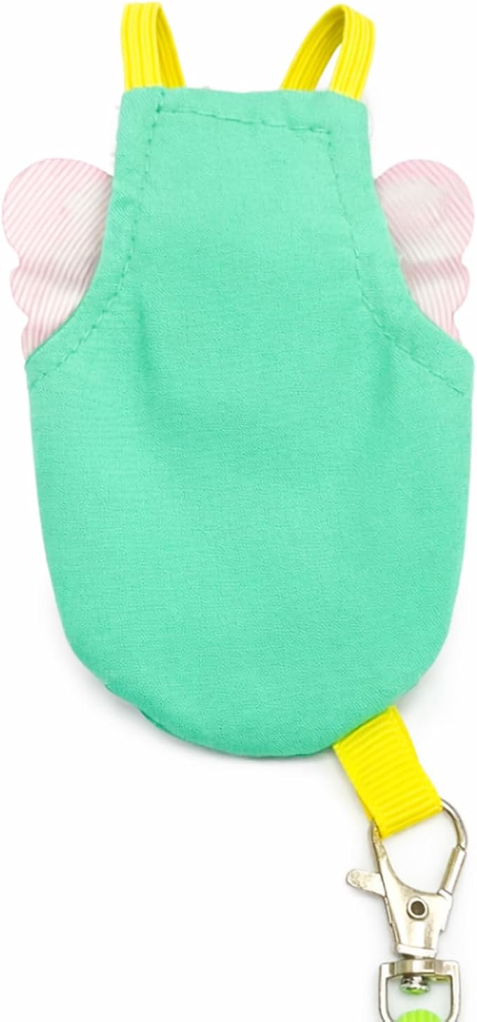Bird Harness and Leash Set with Diaper, Washable Pet Bird Diapers with Leash, Flight Suit Set for Outdoor Flying & Training