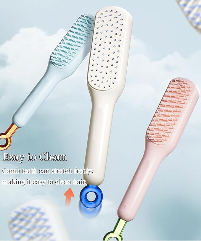 Scalable Small Grooming Dog Brush, Puppy Massaging Hair Brush, for Small Dogs Cats Rabbits of All Hair Types (Blue)