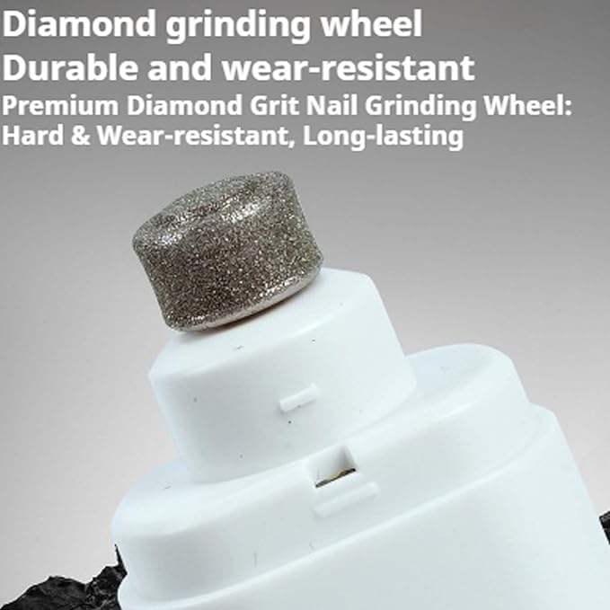 2026 Upgraded Cat Nail Trimmer,Safe Cut Cat Nail Trimmer,Two Adjustable With 360° Grinding Settings,Low-Vibration Ultra-Quiet Under 40db ＆ Powerful Enough For Thick Claws For All Kinds Pets (White)