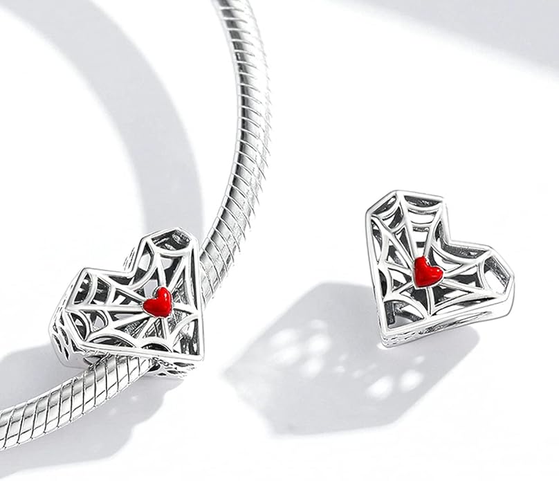 Pet Charm, Cute Dog Charm, Animal Dangle Charm, Sterling Silver Charm, Gift For Women, Friends, Wife, Mother, Christmas, and Halloween, Compatible With Pandora