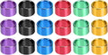 YARNOW 18Pcs Aluminum Pigeon Rings - Colorful Bird Identification Bands for Pigeon Foot Tagging and Leg Marking Reusable Lightweight Bird Bands for Doves Quail and Poultry