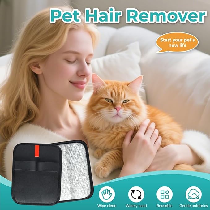 3-in-1 Pets Dog Deshedding Brush & Cat Grooming Tool with Comb, Rake for Shedding Control, Removes Loose Remover Hair & Mats, Pets Hair Removal Tool