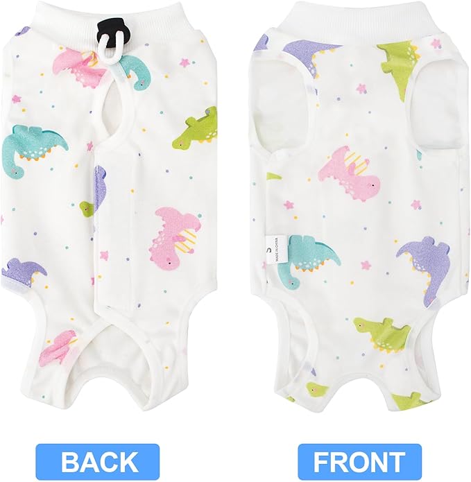 Coppthinktu Cat Recovery Suit Female, Breathable Cat Onesie After Surgery Female for Abdominal Wounds or Skin Diseases, Surgery Recovery Suit Kitten Surgical Onesie After Spay Wear Anti Licking