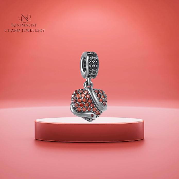 Pet Charm, Cute Dog Charm, Animal Dangle Charm, Sterling Silver Charm, Gift For Women, Friends, Wife, Mother, Christmas, and Halloween, Compatible With Pandora