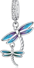 925 Sterling Silver Charm For Bracelets Animals Pets Insects Butterflie Cat Dog Charms Bead For Women Jewelry Gifts