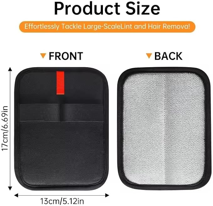 Electrostatic Pet Hair Removal Glove for Dogs and Cats 2 Pack Reusable Pet Hair Remover Tool for Bed Carpets Cloth Couch Car Seats Mitts with Strong Grip Magic Brush Pet Hair Fur Removal Gloves