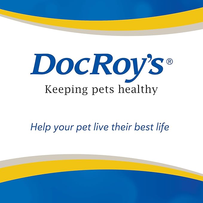 Doc Roy’s Daily Care Canine Multivitamin Supplement for Dogs, 180ct Chewable Tablets with 34 Essential Vitamins, Minerals, Omega Fatty Acids & Antioxidants, All Breeds & Life Stages
