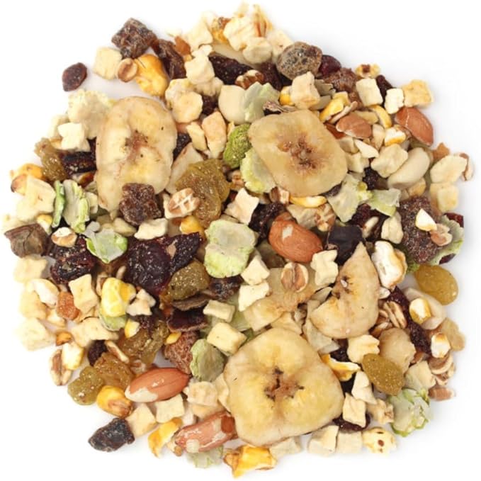 SunSeed Fantasy Fruit Mix Cockatiel Lovebird Treats Pouch, 11-Ounce, 2 Pack