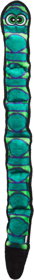 Outward Hound Durablez Snake – Squeaky Plush Dog Toy, No Stuffing for Less Mess, Interactive & Tough, 6 Jumbo Squeakers, Puppies & Dogs, X-Large, 40"