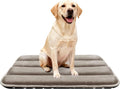 Dog Crate Pad, Ultra Soft & Anti-Slip Kennel Mat, Secure Fit for Metal Crates & Dog Cages, Washable Cozy Bed for Small Medium Large Dogs (Light Brown, L(34"*20"*1.5"))