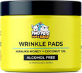 Wrinkle Wipes for French Bulldog, English Bulldog & Pug -100% Organic Extracts Dog Wrinkle Wipes to Soothe Wrinkles- Dog Face Wipes Cleaning Alcohol Free- Say Bye to Rash w/ Paste For Bulldogs Wrinkle