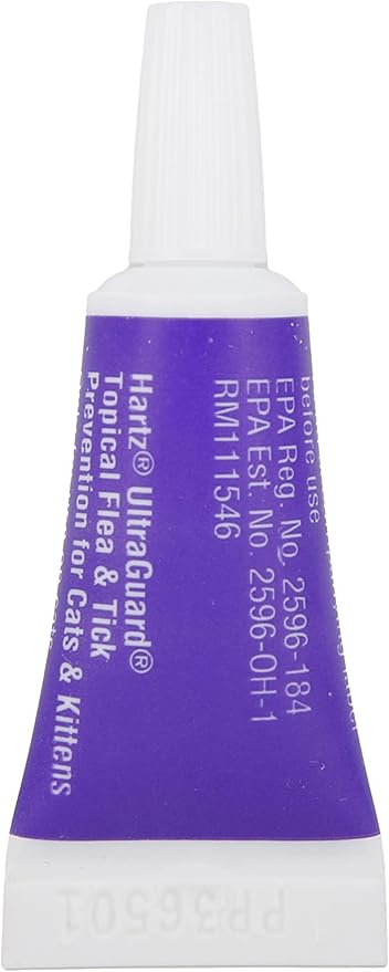 Hartz UltraGuard Topical Flea & Tick Prevention for Cats and Kittens - 3 Monthly Treatments (Pack of 3)