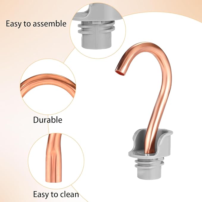 Cat Water Fountain Replacement Accessories Set, Kitty Water Fountain Kit Including Spout & Spout Holder Practical Maintenance Kit for Pet Drinking Dispenser