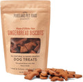 Portland Pet Food Company Gingerbread Dog Treats Healthy Biscuits for Small Medium & Large Dogs - Grain-Free, Human-Grade All Natural Cookies, Snacks & Puppy Training Treats - Made in the USA - 5 oz
