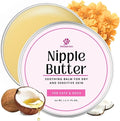 Nipple Soothing Balm for Nursing Dogs & Cats – Lick-Safe, Lanolin-Free, All-Natural Nipple Butter – Soothes Chapped & Cracked Skin – Coconut Oil, Shea Butter, Vitamin E, 2.11 oz