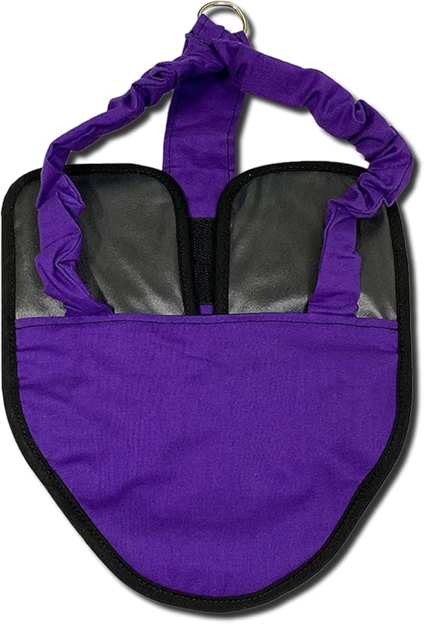 Hen Holster Premium Starter Kit - Bird Diaper, Wrap Around for Hens, Roosters, Ducks - Leak-Proof, Comfortable Bird Harness with Sewn-in Liner, Secure Hook & Loop Closure - Large, Purple