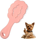 Cloud Shape Small Dog Grooming Brush - Perfect for Shih Tzus, Yorkies, and Maltipoos - Ideal Puppy Hair Brushes for Maltese and Small Breeds (Pink）