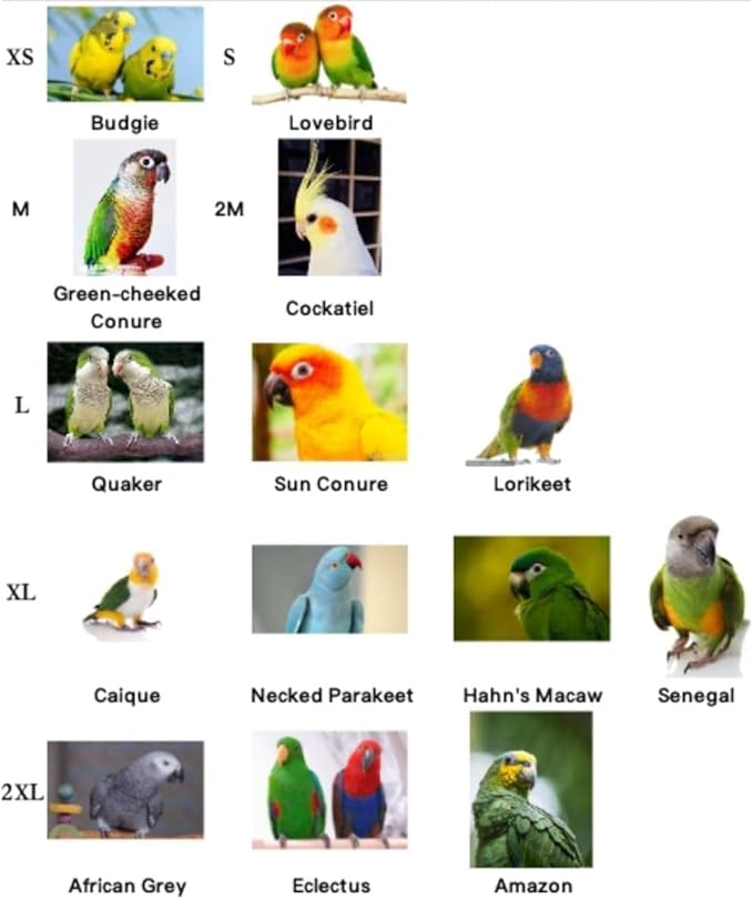 Bird Costume Bird Diaper Flight Suit Parrot Velvet Fleece Skirt Clothes Cosplay Photo Prop for Conure Lovebird Parakeet Cockatiel Macaw Small Animals Apparel (Pink,X-Small)