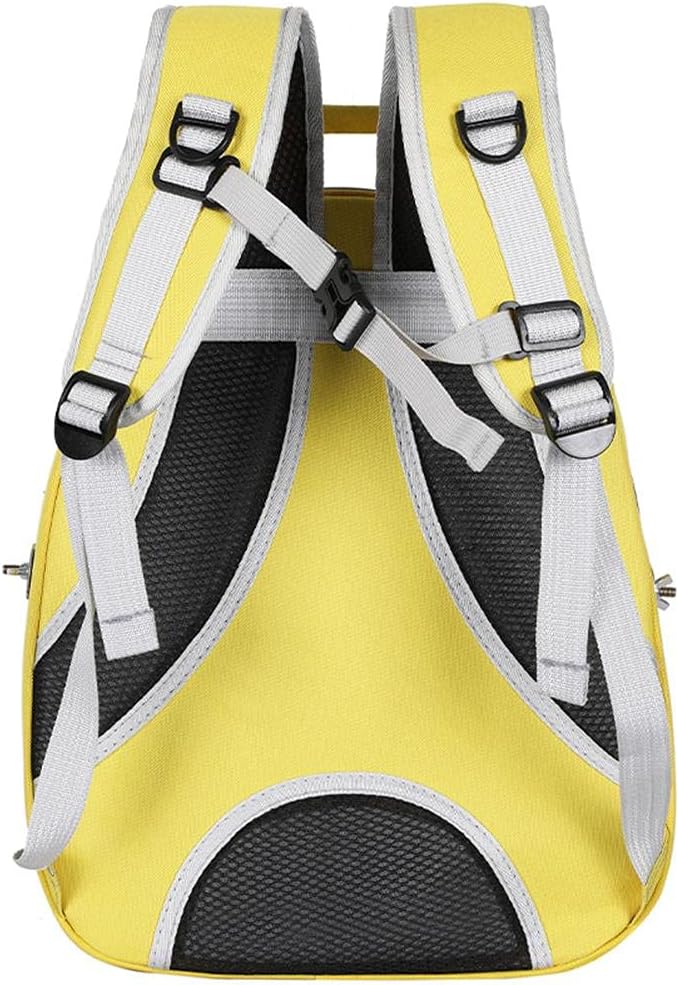 Pet Parrot Bird Carrier Backpack,Bubble Bird Travel Portable Breathable Backpack with Standing Perch Feeding Bowl Pet Parrot Space Capsule Transparent Backpack 360degree (Light Blue)