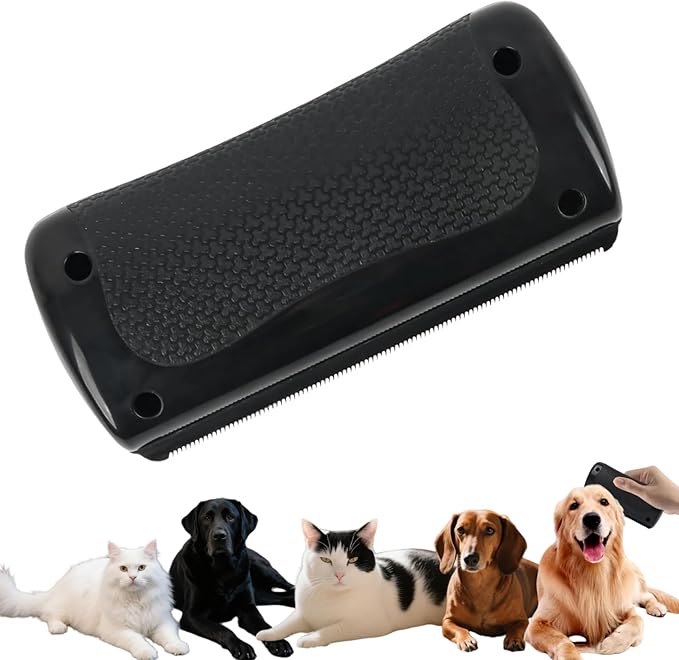 Deshedding Brush for Dogs, Cats, Horses - Removes Loose Hair, Dog Brush for Shedding, Pet Hair Removal Tool with Easy-Hold Handle, 1PCS