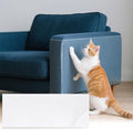 uxcell Anti Scratch Furniture Protector, 12 Sheets 14" x 6" Single-Sided Sticky Couch Protector from Cat Claws, Clear Protectors from Cats Scratching for Sofa Corners, Walls, Doors