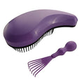 Puppy Brush for Small Dogs - Soft Dog Brush - Perfect Yorkie, Shih Tzu, Maltipoo & Maltese Grooming - Gentle Hair Remover for Easy Pet Grooming at Home (Light Purple)