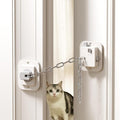 YEYA Cat Door Latch & Stopper-Adjustable Strap from 1.5" to 10",1-Pack Door Holder & Prop to Keep Door Open for Cats & Toddler, No Tools Required
