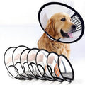 Adjustable Soft Pet Cone Collar for Dogs and Cats - Comfortable Elizabethan Collar for Surgery Recovery, Wound Protection, Grooming & Licking Prevention (Black, XL)