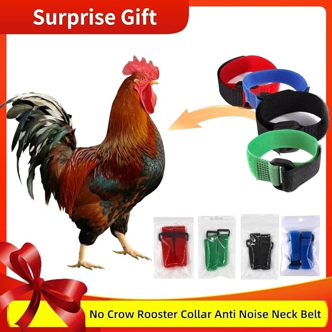 2 Pcs Chicken Diapers Reusable with 2 Pack Rooster Collar, Poultry Diapers Multiple-Used Pet Diapers for Chicks Ducklings and Goslings, Washable Duck Diapers with Bow Tie, Chicken Accessories(Medium)