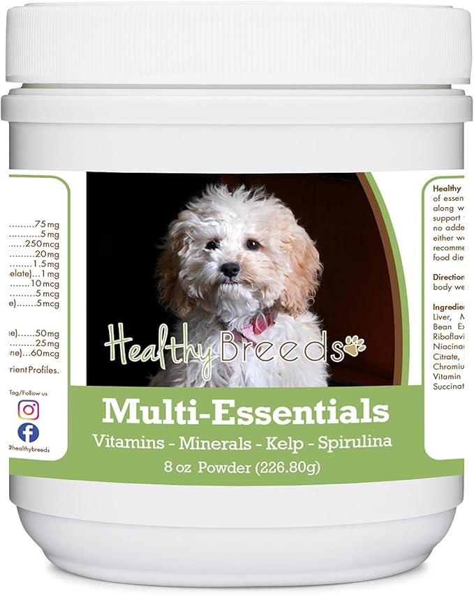 Healthy Breeds Cockapoo Multi-Essentials Powder for Dogs - an Ideal Supplement of Vitamins, Minerals & Antioxidants for Your Dog - 8 oz