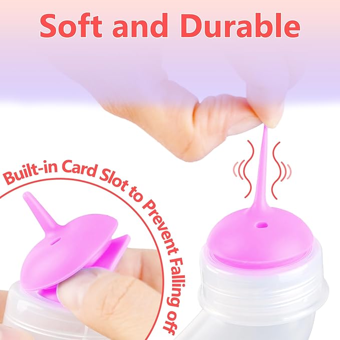 Pet Feeding Bottle,3 Pack Wide Mouth Angled Nursing Bottle, 3 Sizes Nipples with Ventilation Valve Resistant Tearing Perfect for Puppies, Kittens, Small Wildlife(Pink)