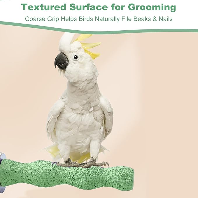 Bird Beak Grinding Stone Parrot Cockatiel Parakeet Nail Trimming Grinder Trimmer for Birds Cage Accessories