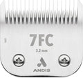 Andis 72605 Ceramicedge Detachable Carbon Infused Steel Pet Clipper Blade, Size-7FC, 1/8-Inch Cut Length, Stainless Steel