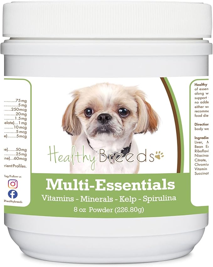 Healthy Breeds Peekapoo Multi-Essentials Powder for Dogs - an Ideal Supplement of Vitamins, Minerals & Antioxidants for Your Dog - 8 oz
