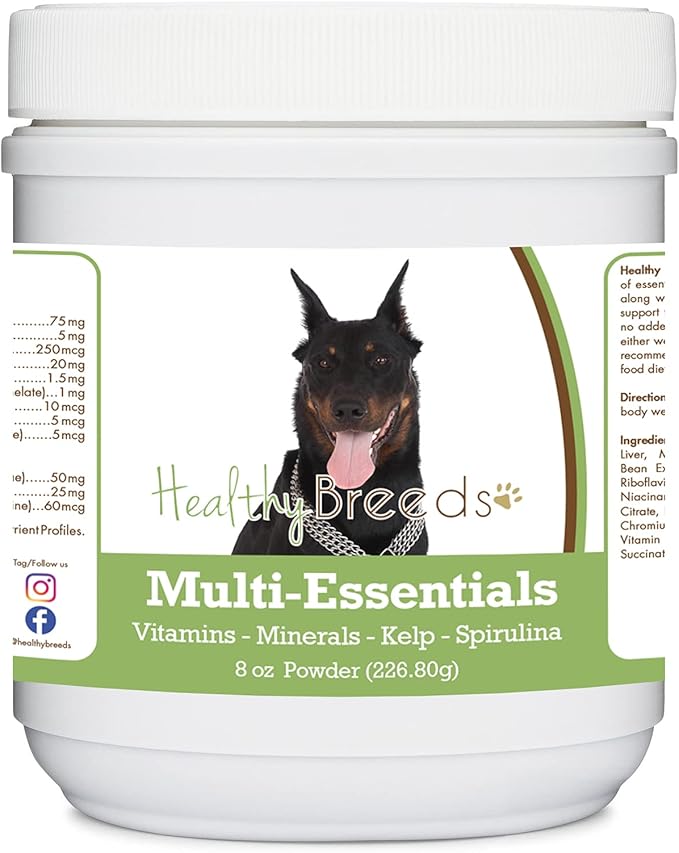 Healthy Breeds Beauceron Multi-Essentials Powder for Dogs - an Ideal Supplement of Vitamins, Minerals & Antioxidants for Your Dog - 8 oz
