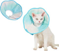 Touchdog Soft Cat Cone Collar, Waterproof Recovery Collar for Cats After Surgery, Lightweight Elizabethan Collar for Kittens, Small to Large