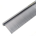 Cat Combs with Rounded Teeth, Removing Tangles and Knots, Quality Chrome Plated Thinner Round Spine Comb, Great Hand Feel and is NOT Easy to Rust, Exquisite and easy to carry